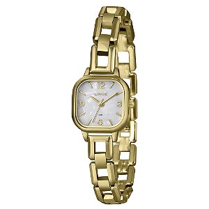 Relógio Lince Feminino Dourado Madre Pérola LQGM080L23