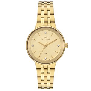 Relógio Technos Feminino Brilho Dourado - 2035NFM/1X