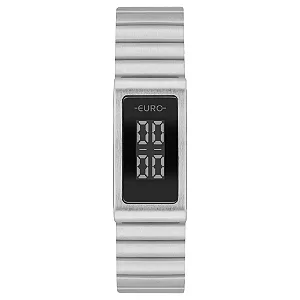 Relógio Euro Feminino Ff Glam Prata - EUJHS43AAD/4K