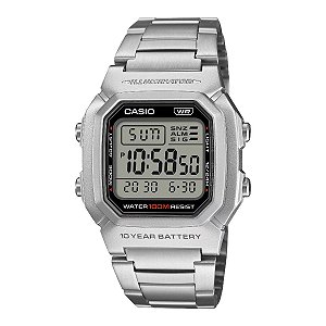 Relógio Casio Digital Prata – W-800HD-1AV