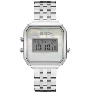 Relógio Euro Feminino Ff Glam Prata - EUJHS06BAA/4K