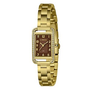 Relógio Lince Feminino Dourado – LQGM072L22-N2KX