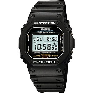 RELÓGIO CASIO MASCULINO G-SHOCK DW-5600E-1VDF.