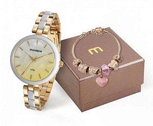 Relógio Mondaine Feminino 76681LPMVDE1K1 + pulseira