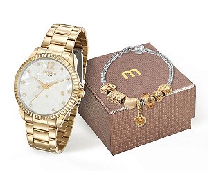 Relógio Mondaine Feminino 99129LPMKDE2K2 + Pulseira