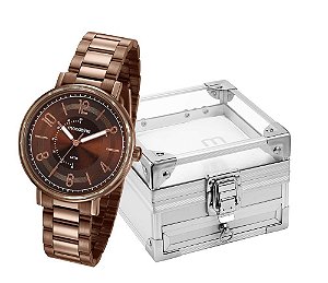 Relógio Mondaine Feminino 53677LPMVME2K2 + Porta Jóia