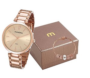 Relógio Mondaine Feminino 53719LPMGRE1K1 com pulseira