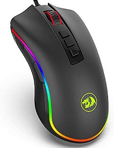 Mouse Gamer Redragon Cobra, Chroma RGB, 10000DPI, 7 Botões, Preto - M711