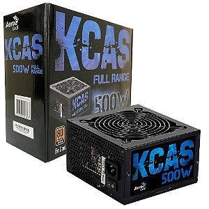 FONTE ATX 500W AEROCOOL KCAS 80PLUS