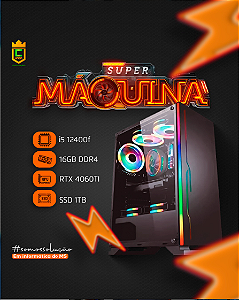 SUPER MÁQUINA I5 12400F 16GB DE RAM RTX 4060TI SSD 1TB