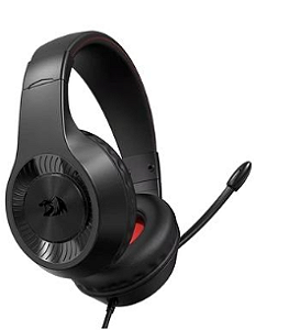 FONE DE OUVIDO GAMER REDRAGON PELIAS H130 PRETO