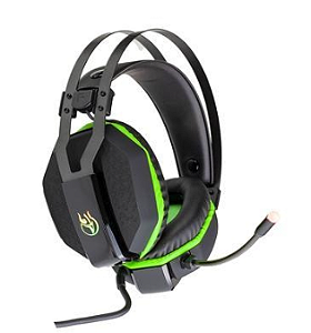 FONE DE OUVIDO COM MICROFONE GAMER AROS KROSS HS200