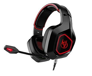 FONE DE OUVIDO COM MICROFONE GAMER DEKMOS KROSS KE-HS155