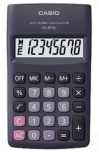 Calculadora de Bolso 8 Dígitos Preta  HL - 815L - BK