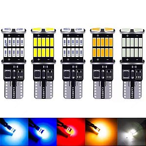 Lâmpada LED T10 26 SMD 4014 Canbus com Dissipador - Super Forte