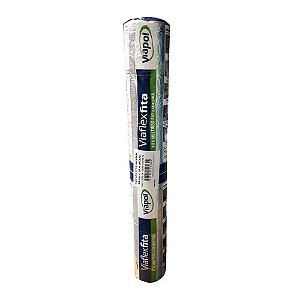 manta viaflex auto adesiva aluminio 94cm x 10mt viapol
