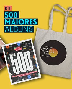 KIT 500 MAIORES ÁLBUNS (livro + ecobag)