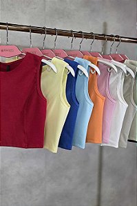 Blusa Regata Chloe Recorte Frente