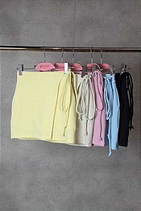 Saia com Short Chloe Frente Amarração