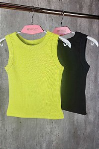 Blusa Regata Sesuale Básica Galões