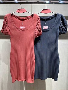 Vestido Manga Trançada Isis Eco