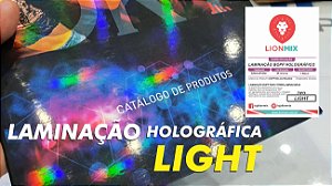 LAMINAÇÃO BOPP HOLOGRAFICO LIGHT 320mmx100M - 28 MICRAS