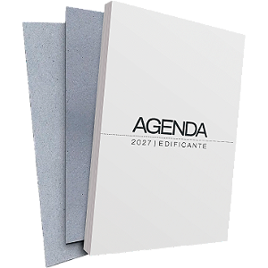 MIOLO DE AGENDA 2027 - MODELO EDIFICANTE + PAPELÃO CINZA- 350 PÁGINAS - OFFSET 75G. PB - Embalagem 05 unidades