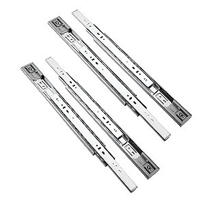 Kit 2 pares Corrediça telescópica GSP push to open 55x450 mm