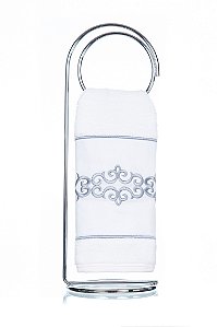 Toalha de Lavabo Bordado Arabesco Super Luxo