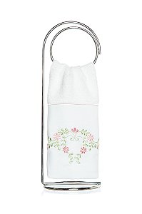 Toalha de Lavabo Bordado Halia Super Luxo