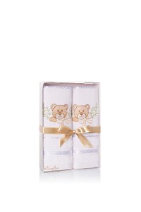 Kit Toalha 02 peças Infantil Marrom