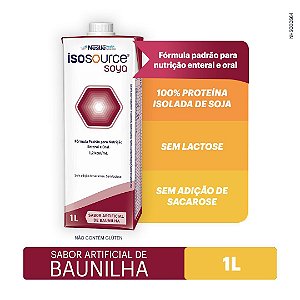 Isosource Soya Baunilha 1000ml - Nestlé