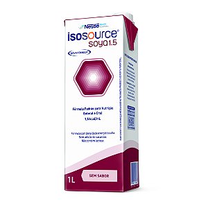 Isosource Soya 1.5 1000ml sem sabor - Nestlé - Promoção para Caixa com 12 unidades