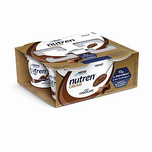 Nutren Cream Sabor Chocolate - Pack com 4 Unidades de 125g