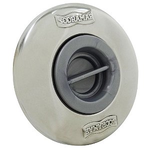 DISPOSITIVO DE ASPIRAÇÃO ABS/INOX DE 1 1/2”  ROSCA LATÃO PARA PISCINA ALVENARIA