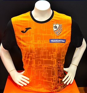CAMISETA TREINO ELITE VIII PRETO/LARANJA