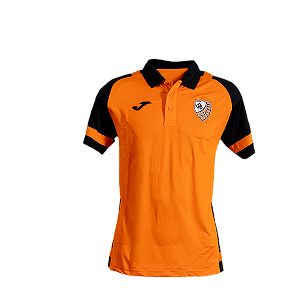 POLO LIDER LARANJA/PRETO