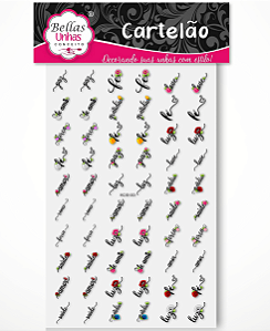Cartelão 3D - Palavras Diversas