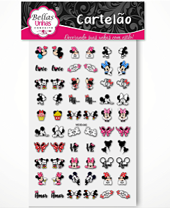 Cartelão 3D - Minnie e Mickey