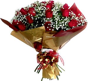 Buquês com 20 Rosas