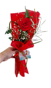 Buquezinho com 1 rosa