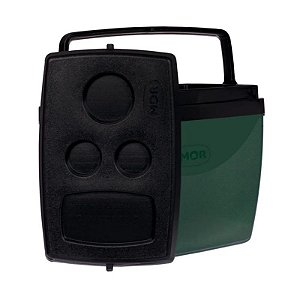 Caixa Termica Cooler Grande 34l Verde Com Preto