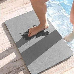 TAPETE P/ BANHEIRO STONE 60X39 CZ PEDRA DIATOMITA