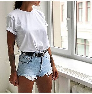 T-shirt New Classic Branca