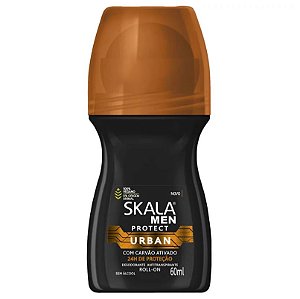 SKALA DESODORANTE ROLL-ON FOR MEN PROTECT CARVÃO ATIVADO 60ml