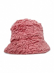 Bucket Hat Pelúcia Rosê