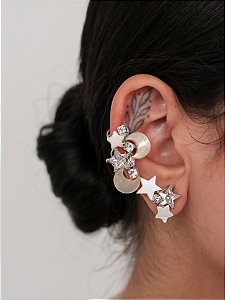 Ear Cuff Órion Prata