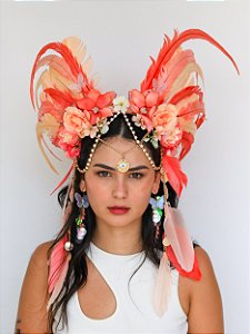 Tiara Valquíria Encanto Coral