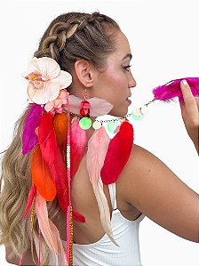 Bico de Pato Flores Coração Valente