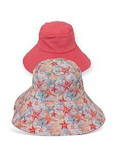 Bucket Hat Dupla Coral Estrela do Mar